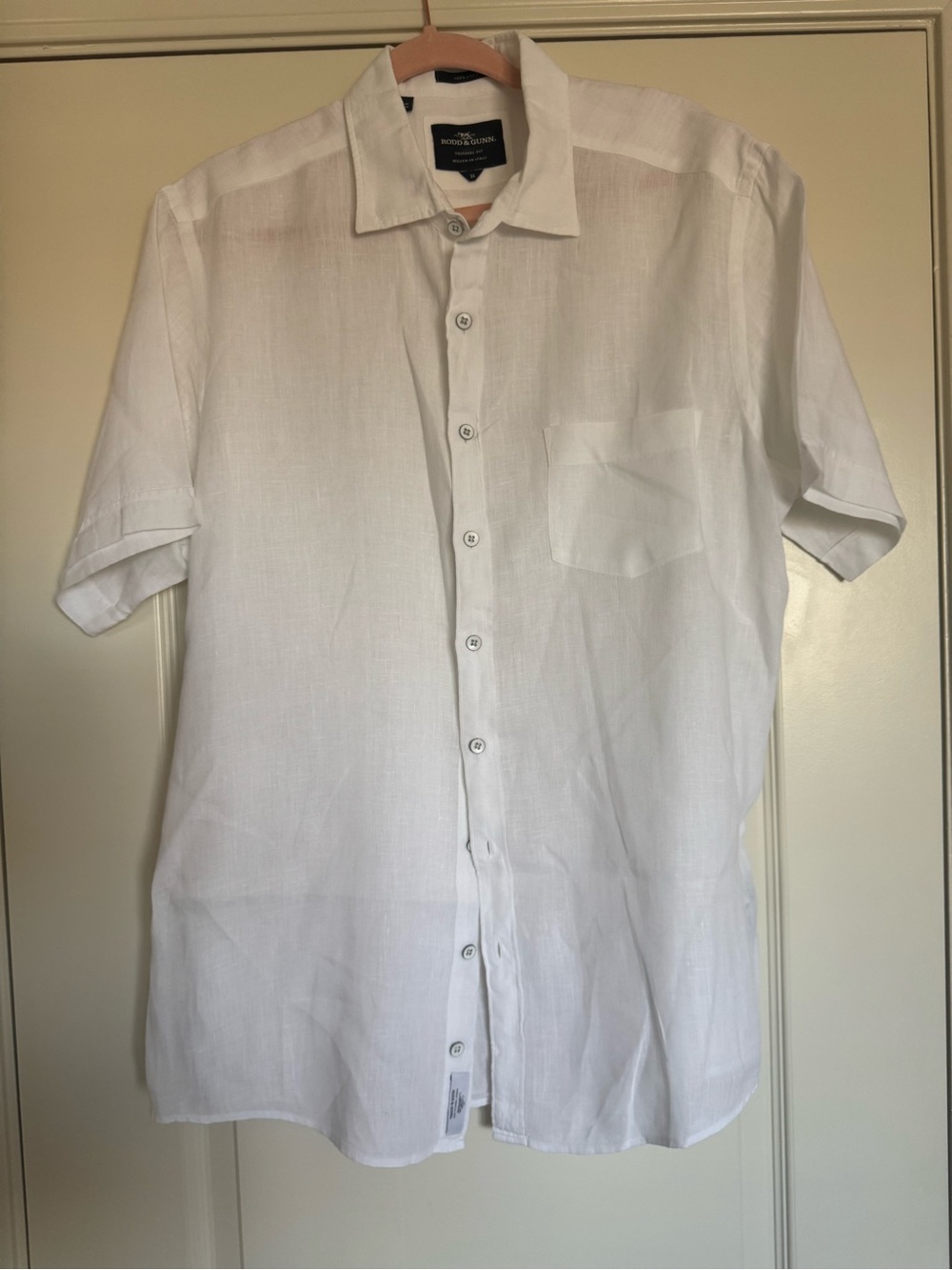 Rodd & Gunn White Short Sleeve Button-Down Shirt